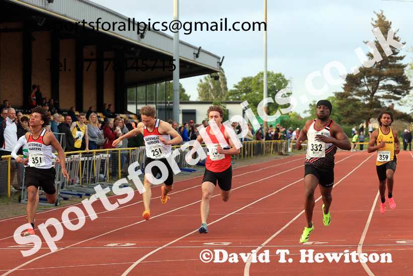 200 metres, 2026 NEGP 2, Monkton Stadium, Wednesday, May 27th. Photo: David T. Hewitson/Sports for All Pics